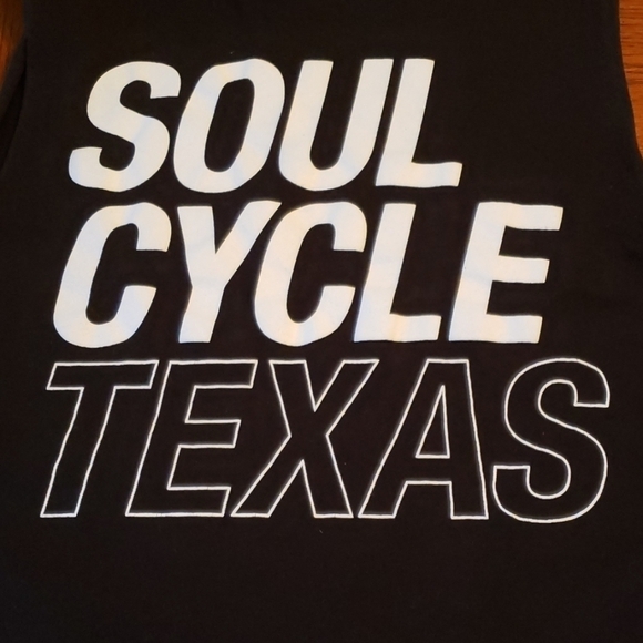 SoulCycle Texas Black Muscle Tee Sz XS - Picture 8 of 8